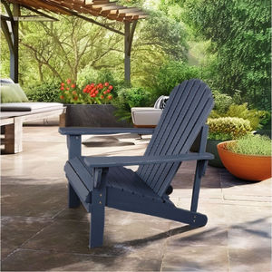 Modern Durable Wood <b>Foldable</b> <b>Outdoor</b> Lounge Chair for Garden Set Farmhouse & Hotel Use-<b>Outdoor</b> Furniture - Product Image 2