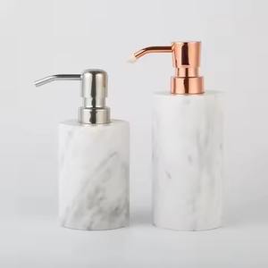Distributeur de savon liquide en marbre décoratif pour lavabo de salle de bain - Product Image 4