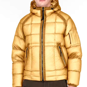 Wholesale New Latest Design <b>Winter</b> Outdoor <b>Quilted</b> Puffer Men's Jacket Stand Up Collar Pullover Decorated Down Puffer Jacket - Product Image 1