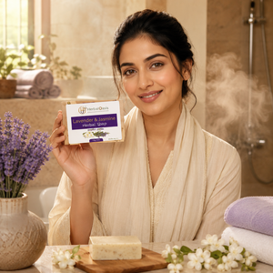 Savon Artisanal Naturel au Jasmin et à la Lavande pour Soin Quotidien de la Peau, Texture Lisse, Nettoyage Doux et Crémeux, OEM - Product Image 1