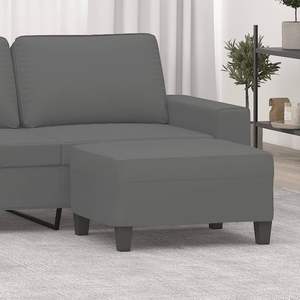 Tabourets et poufs gris foncé en tissu microfibre 27.6 "x 21.7" x 16.1" - Product Image 1