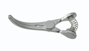 Pinza Glover DeBakey para Bulldog, con mandíbulas curvas atraumáticas, manual, de acero inoxidable, juego de instrumentos para cirugía vascular, para uso en UCI - Product Image 2