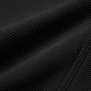 Chemise pour homme en tricot uni personnalisée avec col contrastant blanc, design simple, fabricant OEM ODM, marque privée - Product Image 5