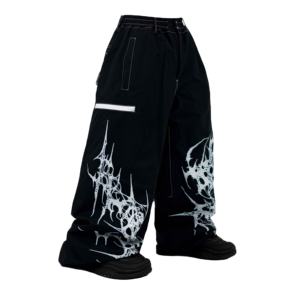 Pantalon de neige imperméable haute performance style cargo avec plusieurs poches utilitaires pour la randonnée hivernale, le ski et les sports de neige - Product Image 3