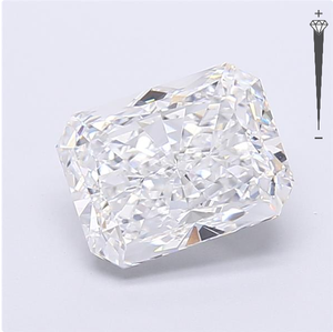 Diamant de laboratoire certifié IGI 3,13 CT taille Radiant couleur D clarté VVS1 775619798 ROYAL GEMS pour la fabrication de bijoux - Product Image 1