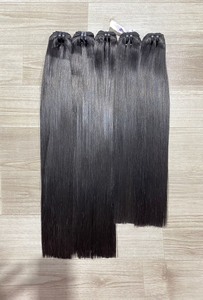 Extensions de cheveux humains vietnamiens naturels droits à double tirage 100% cheveux humains tissés à cuticules alignés meilleur prix pour les femmes noires - Product Image 3