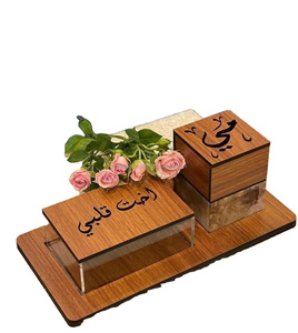 ชุดเตา bakhoor ไข่มุกจากราชวงศ์พร้อมกล่องอะคริลิคน้ำหอมหรูหราผู้ถือกลิ่นหอมสำหรับ Eid, รอมฎอนและพิธีกรรมทางศาสนา - Product Image 1