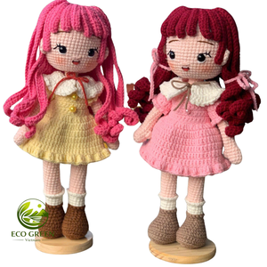 Muñeco de Ganchillo Kawaii, Amigurumi, Juguete de Peluche, Estilo Anime, Figura de Ganchillo a la Moda para Decoración de Guardería, Venta al por Mayor, Hecho a Mano - Product Image 1