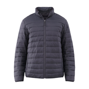 Chaqueta de Invierno Casual para Hombre, Diseño Moderno, Estilo Urbano, Patrón Sólido, Cuello Alto con Cremallera, Hecho a Medida - Product Image 3