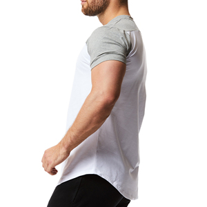 T-shirt de sport extensible pour homme, haut d'entraînement respirant à séchage rapide, tee-shirt de fitness personnalisé avec logo, vêtements de sport pour homme pour l'entraînement actif, fabricant - Product Image 3