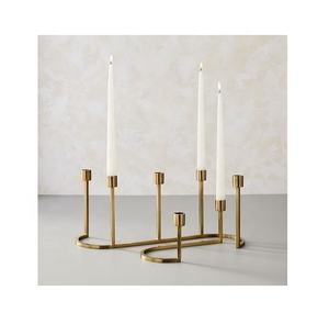 Bougeoir en laiton de haute qualité tendance avec haute finition vente chaude pour la maison et le restaurant pour Noël - Product Image 4