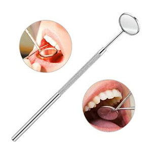 Espejo Bucal Dental de Acero Inoxidable de 6.5 Pulgadas con Mango, Espejo Dental Profesional para Inspección Dental, Limpieza Bucal y Diagnóstico - Product Image 3