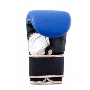 Gants de boxe en cuir de qualité professionnelle, légers, avec fermeture auto-agrippante réglable, pour l'entraînement au sac de frappe quotidien - Product Image 2