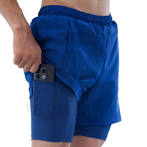 Pantalones Cortos Casuales de Lona para Hombre, de Alta Calidad, Sólidos, Transpirables, de Secado Rápido, con Cordón Ajustable, para Verano y Fitness, Venta al por Mayor - Product Image 2