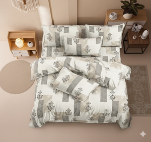 Juego de Sábanas de Microfibra de Lujo con Estampado, Tamaño King, con Sábana Ajustable de 400 Hilos y Fundas de Almohada, Colección de Dormitorio Estilo Hotel - Product Image 5