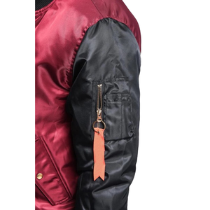 Chaqueta Bomber Personalizada para Hombre de Otoño – Tejido 100% Poliéster Transpirable – Relleno Híbrido de Poliéster/Algodón - Product Image 5