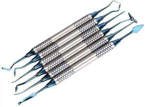 6 in 1 Dental Instrument Composite Resin <b>Filling</b> Spatula Filler Dental Hygiene Kit Dentistry Tool By Dentavex - Product Image 4