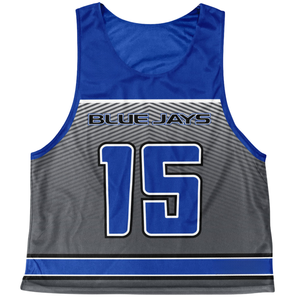 Custom Sublimation Reversible Lacrosse Pinnies Men <b>Mesh</b> Breathable Team Practice Jersey Training Scrimmage Vest Tank <b>Top</b> Blank - Product Image 1