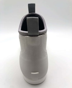 Bottes <span class=keywords><strong>de</strong></span> pont imperméables unisexes <span class=keywords><strong>de</strong></span> 6 pouces avec doublure respirante et antidérapante, bottes <span class=keywords><strong>de</strong></span> pluie à <span class=keywords><strong>la</strong></span> cheville en caoutchouc injecté en néoprène pour <span class=keywords><strong>la</strong></span> pêche et <span class=keywords><strong>la</strong></span> navigation <span class=keywords><strong>de</strong></span> plaisance - Product Image 4