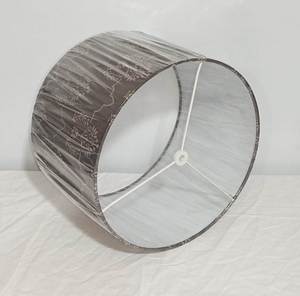 Modern ikat drum <b>lamp</b> <b>shade</b> featuring an elegant printed floral pattern with Spider fittings best for floor <b>lamp</b> & pendent <b>lamp</b> - Product Image 1