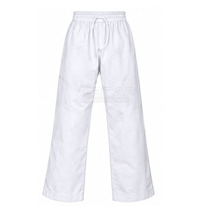 <b>Karate</b> Uniform Cotton Training Apparel Durable Seams Loose Fit <b>Trousers</b> Traditional Martial Arts Practice Wear - Product Image 4