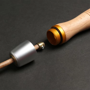 Nouvelle Corde à sauter légère de 1 kg en cuir de vachette avec poignées en bois pour entraînement sportif rapide, longueur 3 m, unisexe, vente en gros directe usine - Product Image 3