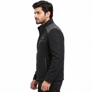 Ropa de invierno cómoda, adecuada para uso casual, viajes y actividades al aire libre. Chaqueta de lana para hombre, clásica, cálida, de mezcla de lana. - Product Image 3