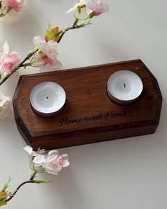 Wooden <b>Tea</b> <b>Light</b> <b>Lantern</b> Style Candle Holder for Interiors - Product Image 4