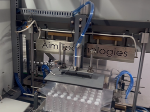 Máquina Envolvedora Termoencogible Semiautomática de Acero Suave Azul de 13.5 Kw y 3 Fases, Accionada Eléctricamente, para Envasado de Alimentos y Bebidas con Lámina LDPE - Product Image 3