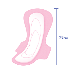 OEM ODM Ultra Delgado 0,15 cm Relax noche servilleta sanitaria ajuste suave 29cm alto desechable algodón PE Material flujo pesado uso nocturno - Product Image 4