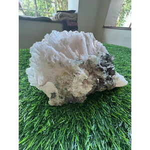 Scolecite with Green Heulandite <b>Crystal</b> <b>Cluster</b> for Collection and Home Decoration - Product Image 1