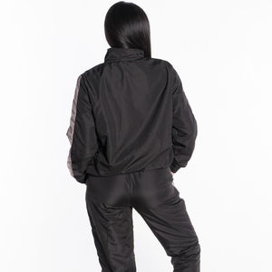 Custom <b>Women's</b> Spring Solid Eco-Friendly Windbreaker Tracksuit Lightweight Waterproof <b>Jacket</b> and Jogger Pants Sportswear Set - Product Image 6