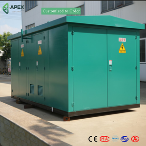 सोलर विंड पावर स्टेप अप ट्रांसफार्मर सबस्टेशन pv ग्रिड बेल्ट और सड़क ऊर्जा परियोजनाओं के लिए प्रीफैब्रिकेटेड यूनिट - Product Image 1