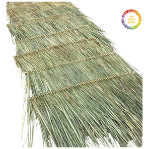 Toiture en chaume d'herbe marine tropicale, toiture en fibres naturelles pour la décoration extérieure des villas de villégiature - Product Image 4