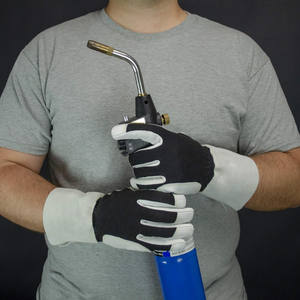 Guantes de soldadura TIG de piel de cabra premium con pulgar Keystone - Product Image 2