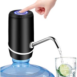 Pompa Elettrica Portatile per Dispenser d'Acqua per Bottiglie da 5 Galloni con Interruttore e Ricarica USB, Erogatore d'Acqua Automatico - Product Image 1