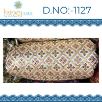 Tissu Fendy brodé respirant au toucher doux, pour vêtements de mariage, décoration intérieure, style élégant, non tissé, mobilier de luxe, garçons, filles