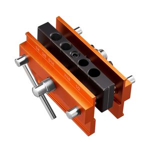 Kit di Punte Autocentranti con 6 Guide per Trapano in Lega di Alluminio per Fori Dritti, Strumenti Essenziali per la Lavorazione del Legno - Product Image 4