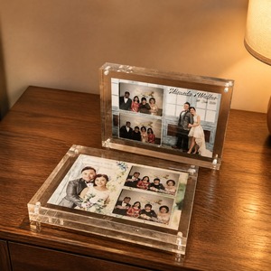 Nuevo Marco de Fotos Magnético Acrílico 5R, Personalizable en Tamaño y Color, Plástico Duradero para Fotos Cuadradas/Redondas, Regalos para el Hogar y la Oficina - Product Image 6