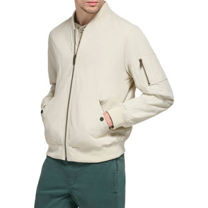 Men's Spring Autumn Stand Collar Bomber Jacket Wholesale Men Jacket Men Baseball Zip-up <b>Coats</b> - Product Image 3