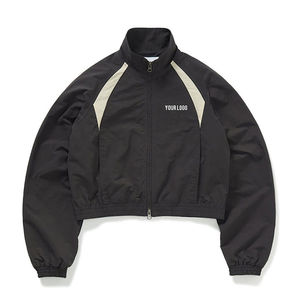 Ensemble coupe-vent en nylon pour femme, vêtements tendance, sweat-shirt demi-zip, survêtement court, veste et short, ensemble 2 pièces 2026 - Product Image 4