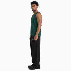Custom Made Casual Streetwear Vintage Washing 100% Cotton Canvas Eco-Friendly Heavyweight Oversized Side Cargo Pockets Men's - Product Image 2