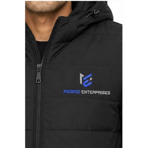 Chaqueta de Plumón para Hombre de Alta Calidad, Cálida para Invierno, Estándar, de Lona Transpirable para Exteriores, Personalizada, Cómoda y Elegante con Cuello Alto - Product Image 6
