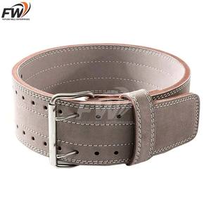 Cinturón de levantamiento de pesas ajustable de cuero vacuno para uso unisex, diseño transpirable de alta resistencia, protección profesional para levantadores profesionales - Product Image 1