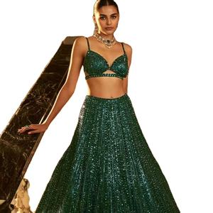 Estilo cultural moderno Color brillante Abrazar la comodidad con estilo Conjunto de Lahenga Choli de moda/Traje de lujo más vendido listo - Product Image 1