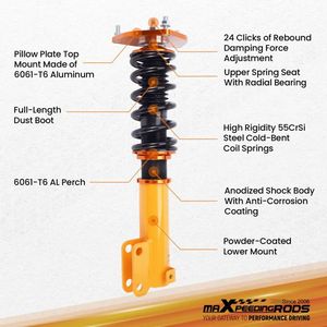 Kit Sistema di Sospensione Tuning per Mitsubishi Galant 1999-2003, Ammortizzatori Regolabili a 24 Vie, Coilover per Abbassamento - Product Image 3