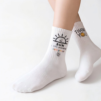 Chaussettes de sport respirantes personnalisées avec logo OEM ODM, chaussettes de sport épaisses et antidérapantes pour hommes, chaussettes de course et de football en gros