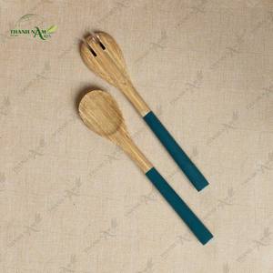 Cucharas de Bambú Vietnamitas de Diseño Clásico para Ensalada y Cena - Utensilio Diario Ecológico y Duradero con Capacidad de 10 ml para - Product Image 2