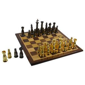 Juegos de Ajedrez con Material Sólido y Diseño Moderno, Juego Decorativo de Entretenimiento - Product Image 3