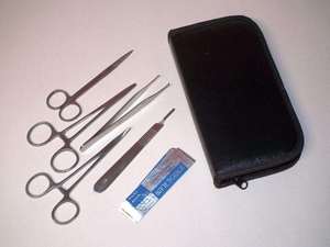 Kit d'entraînement à la suture chirurgicale manuelle de haute qualité, ciseaux et pinces en acier inoxydable, ensemble d'instruments de formation pour interventions chirurgicales mineures Dentavex - Product Image 3